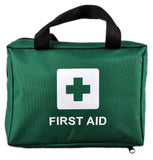 90 Piece Premium First Aid Kit Bag - Includes Eyewash, 2 x Cold (Ice) Packs and Emergency Blanket