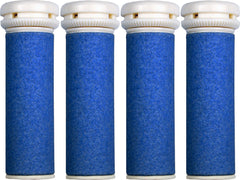 4 x Extra Coarse Blue Micro Mineral Replacement Rollers - Compatible with Micro Pedi